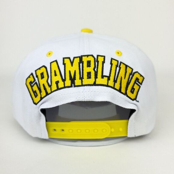 Grambling State Tigers Mitchell & Ness NCAA Snapback Hat Cap 3D Logo White NWT - Picture 5 of 8